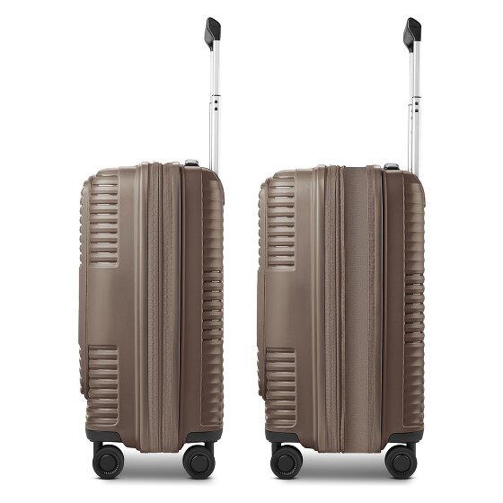 Redolz Essentials 17 2.0 4 wielen Cabinewagen 55 cm Laptopvak met uitbreidingsplooi