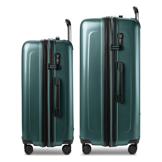 Redolz Essentials 14 Kofferset met 4 wielen, M+L, met uitbreidingsplooi