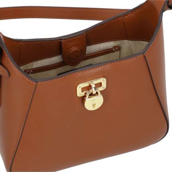 Lauren Ralph Lauren Tanner Mini tas Schoudertas Leer 16 cm