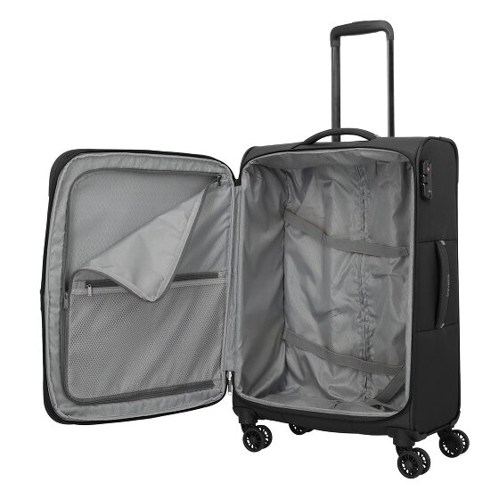 Travelite Umbria 4 wielen Kofferset 3-delig met uitbreidingsplooi