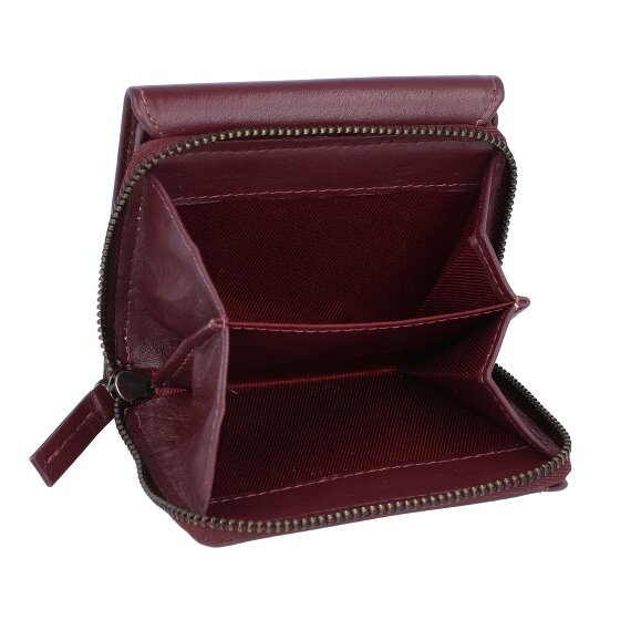 Greenburry Sponsachtig portefeuille leer 10,5 cm