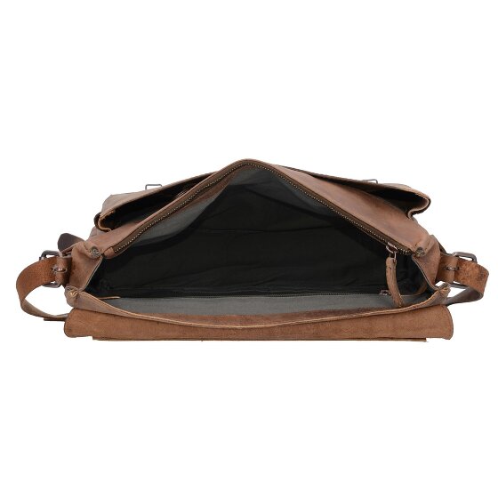 Harold's Antieke aktetas Leer 38 cm