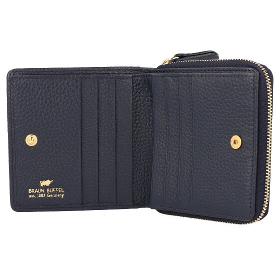 Braun Büffel Asti Portemonnee RFID-bescherming Leder 10 cm