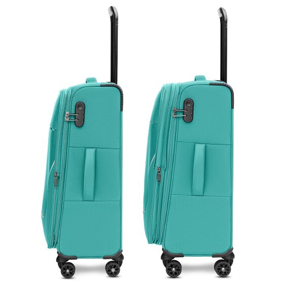 Stratic taska 4-wiel trolley M 65 cm met uitvouwbare plooi