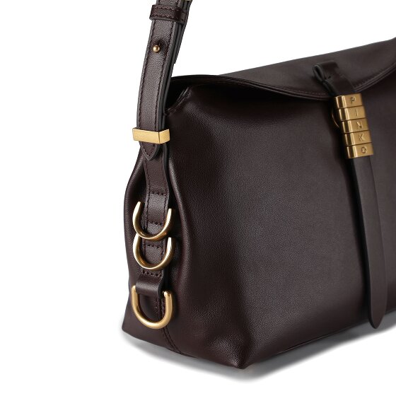 PINKO Saddle Schoudertas Leer 23 cm PINKO Saddle Schoudertas Leer 23 cm