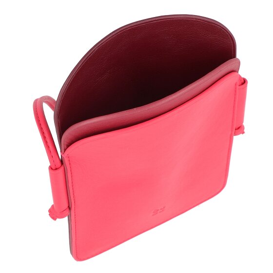 DuDu Kleurrijke Minorca mobiele tas leer 12 cm