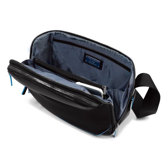 Piquadro Blue Square Schoudertas Leer 27 cm