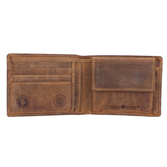 Greenburry Vintage Portemonnee RFID Leer 13 cm
