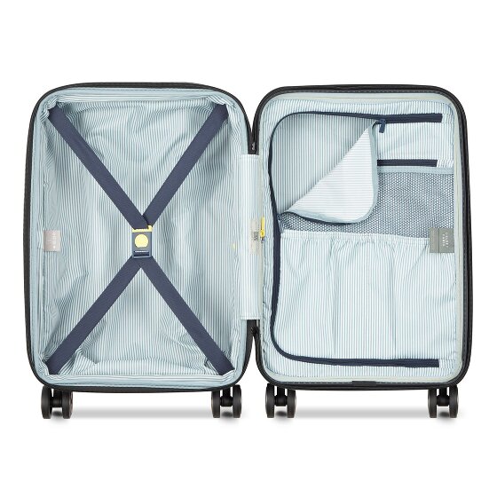 Delsey Paris Longitude 4 wielen Cabinewagen 55 cm met uitbreidingsplooi