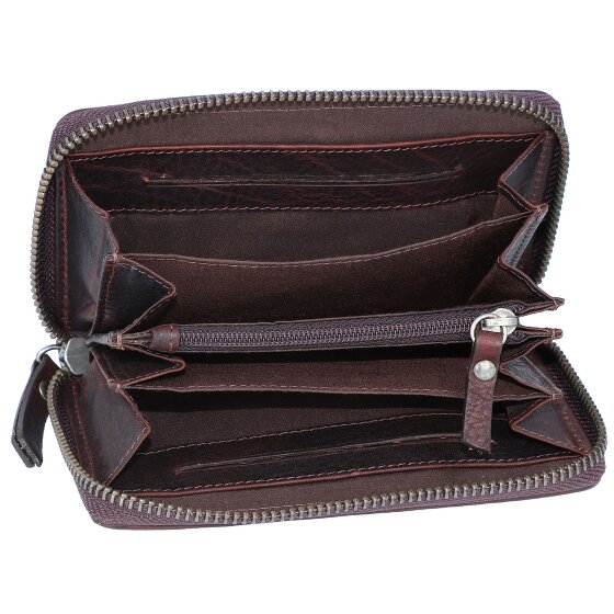 Burkely Antieke Avery Portemonnee RFID Leer 14 cm