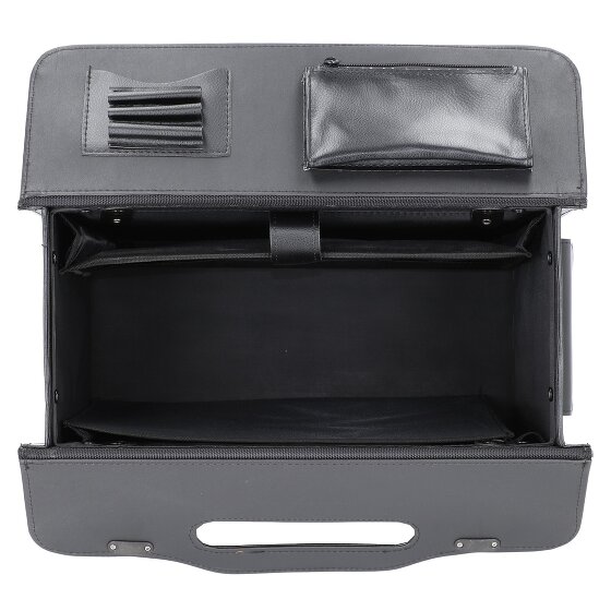 Alassio Leren pilotenkoffer 45 cm met laptopvak
