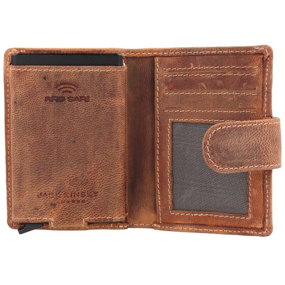 Jack Kinsky Baltimore Kredietkaart etui RFID-bescherming Leer 11 cm