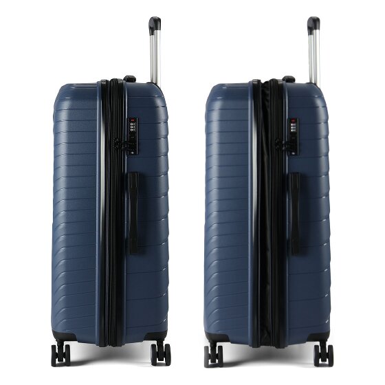 Benzi 5808 4 wielen Trolley 74 cm met uitbreidingsplooi