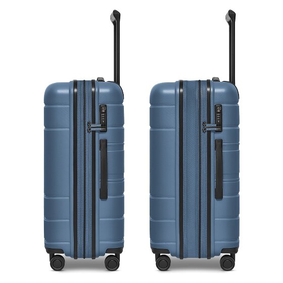 Redolz Essentials 11 4 wielen Trolley 66 cm met uitbreidingsplooi