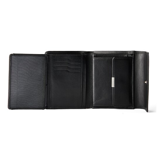 Braun Büffel Golf 3.0 Portemonnee RFID-bescherming Leer 12 cm