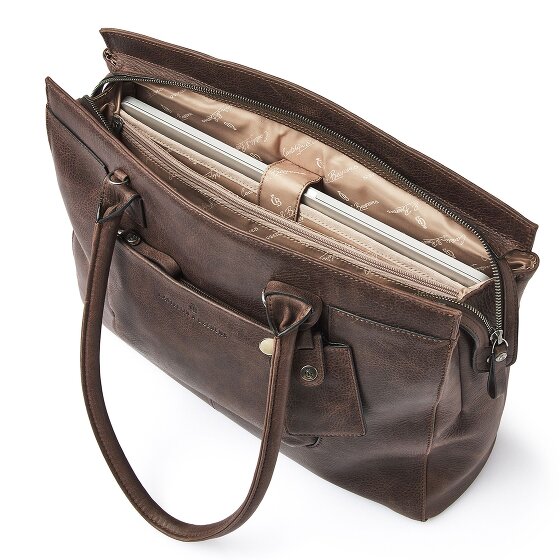 Castelijn & Beerens Carisma Schoudertas RFID Leer 38 cm Laptopcompartiment