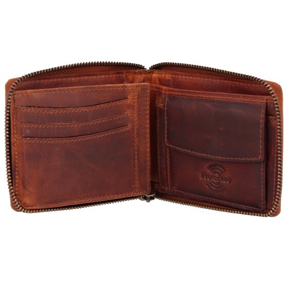 Greenland Nature Soft & Safe Portemonnee RFID Leer 12 cm