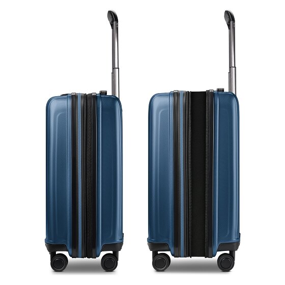 Redolz Essentials 14 Kofferset, 2-delig: Cabinewagen met uitbreidingsplooi en Beautycase
