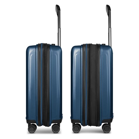 Redolz Essentials 14 kofferset 2 stuks cabine trolley met stretch vouw & beautycase