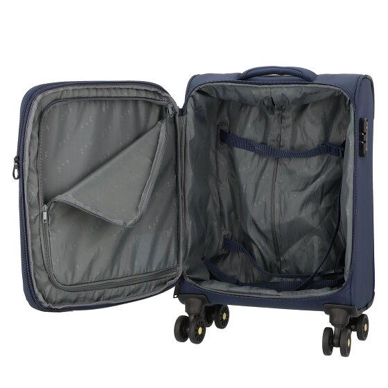 d&n Travel Line 9704 4 wielen Cabinewagen S 55 cm met uitbreidingsplooi