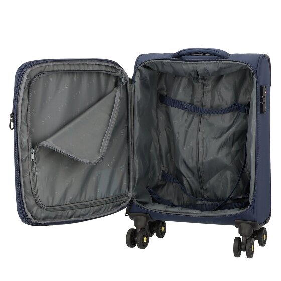 d&n Travel Line 9704 4 wielen Cabinewagen S 55 cm met uitbreidingsplooi