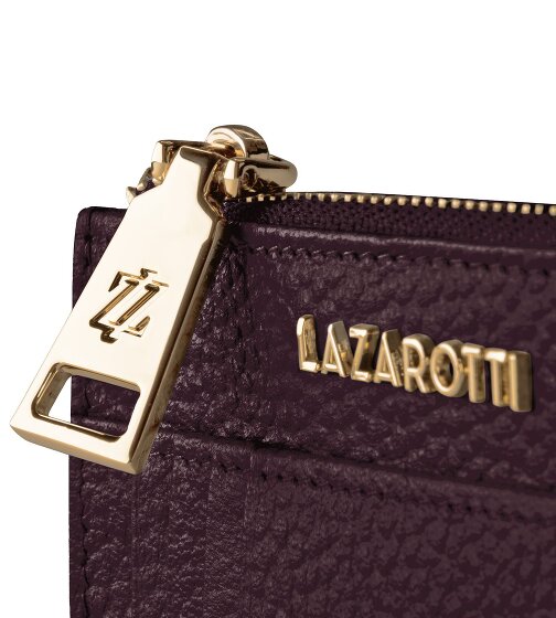 Lazarotti Bologna Leren sleutelhanger Kaarthouder leer 11,5 cm met air tag compartiment