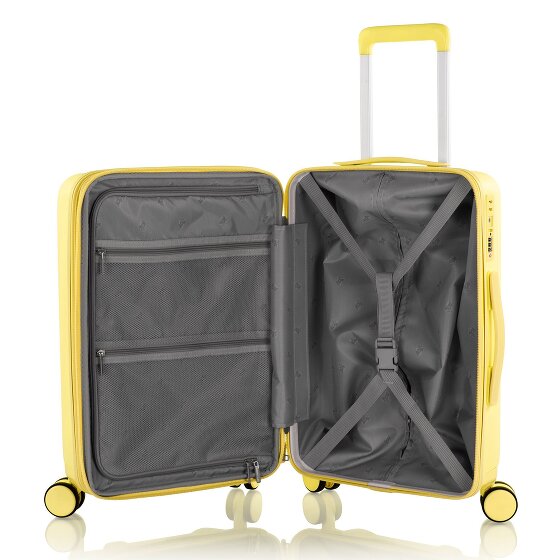 Heys Pastel 4 wielen Cabinewagen S 53 cm met uitbreidingsplooi
