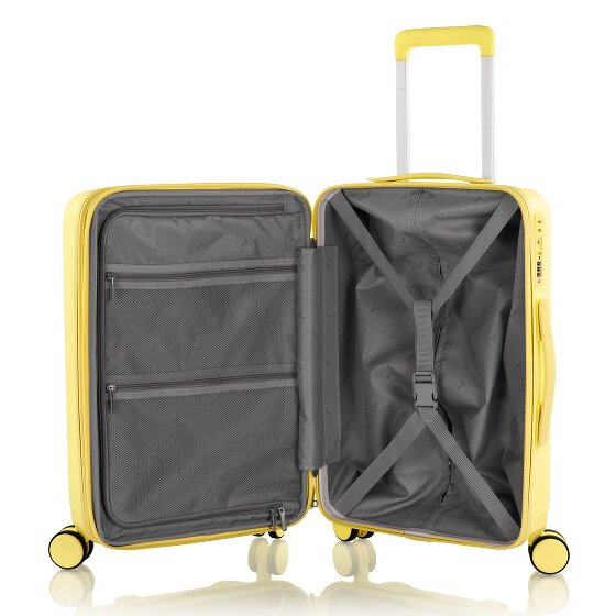 Heys Pastel 4 wielen Cabinewagen S 53 cm met uitbreidingsplooi