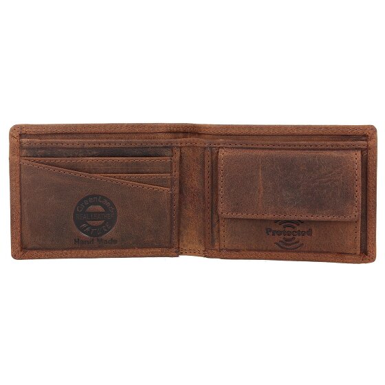 Greenland Nature Montenegro Portemonnee RFID Leer 10,5 cm