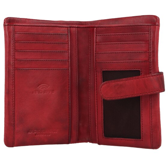 Jack Kinsky Nelson Portemonnee RFID Leer 9,5 cm
