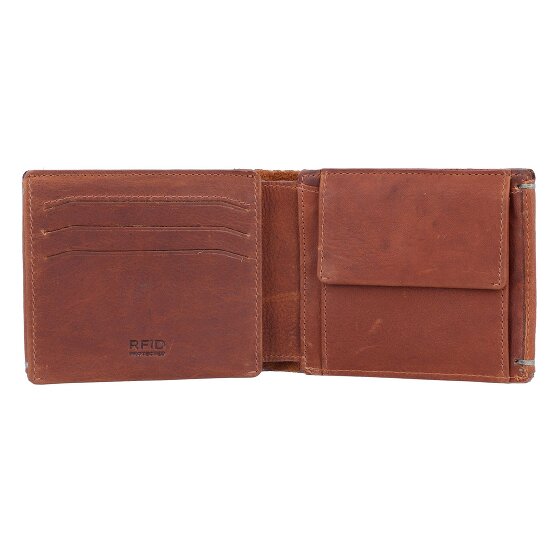 Burkely Antiek Avery Portemonnee RFID Leer 12 cm