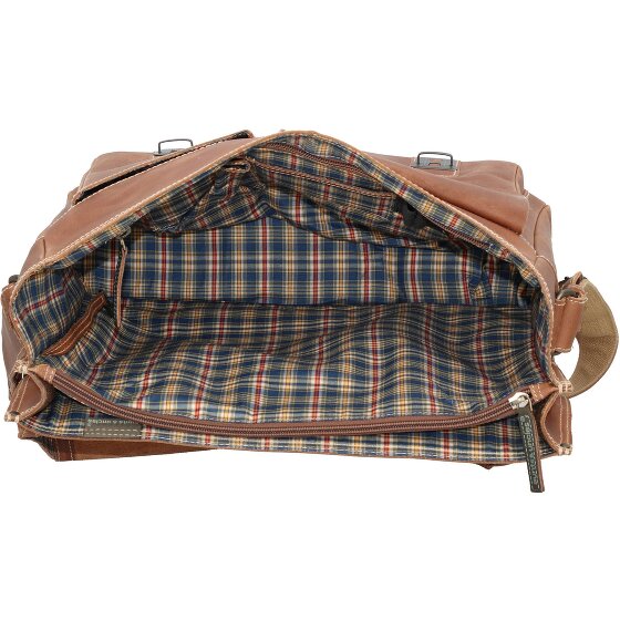 aunts &amp; uncles Hunter Finn Aktetas Leer 40 cm Laptopcompartiment