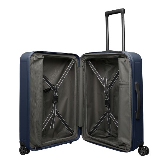 Travelite Panello 4 wielen Trolley M 65 cm met uitbreidingsplooi