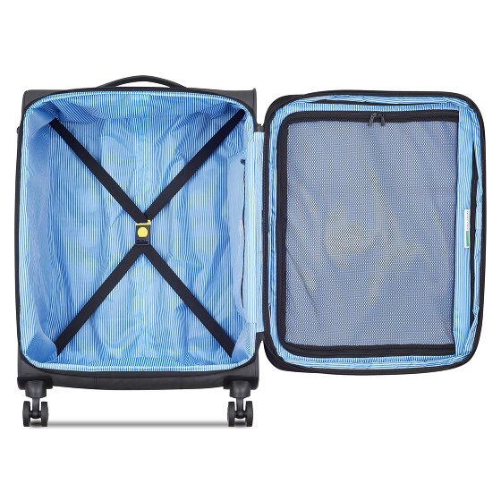Delsey Paris x United Colors of Benetton BE 4-wiel trolley 65 cm met uitbreidingsplooi