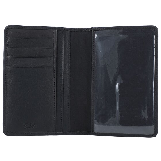 Burkely Antiek Avery Paspoortetui RFID Leer 10 cm