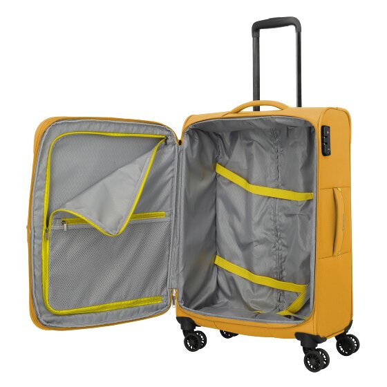 Travelite Umbria 4 wielen Kofferset 3-delig met uitbreidingsplooi