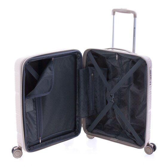 Gladiator 0800 4 wielen Trolley 55 cm met uitbreidingsplooi