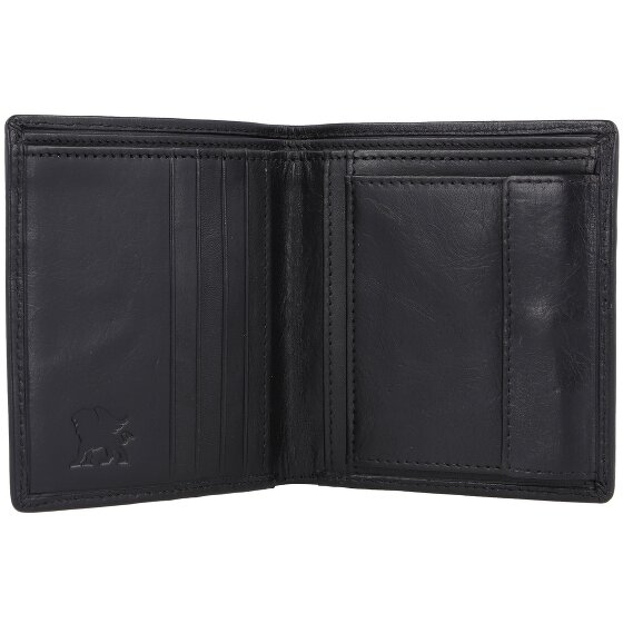 mano Don Luca Portemonnee Leer 10,5 cm