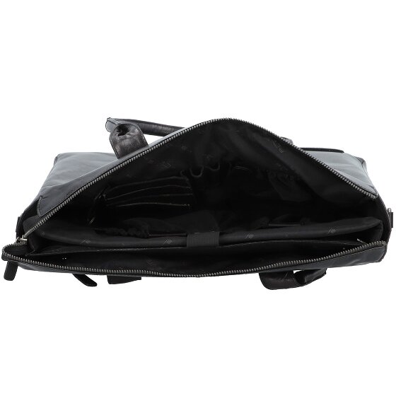 Plevier Rock Copal Schoudertas Leer 44 cm Laptop compartiment