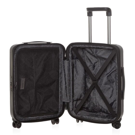 Mandarina Duck Tank Case 4 wielen Cabinewagen S 55 cm met uitbreidingsplooi