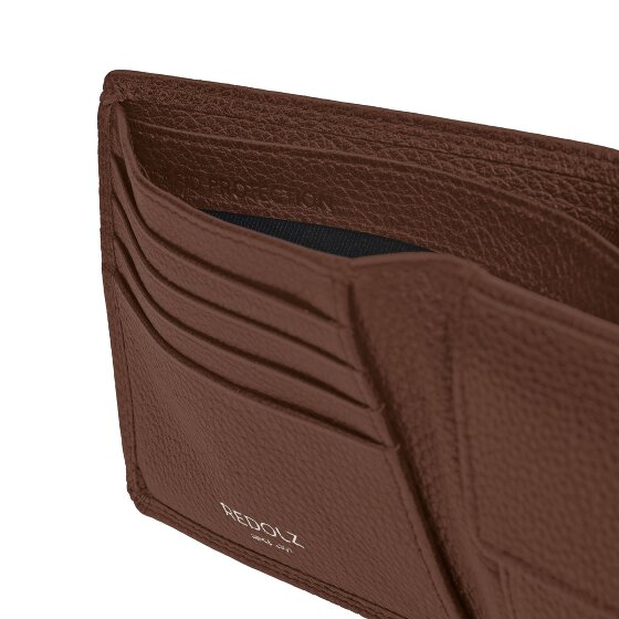 Redolz Leather Essentials QF portemonnee RFID leer 11,5 cm