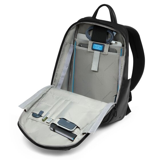 Piquadro Russel Dagrugzak Leer 39 cm Laptop compartiment