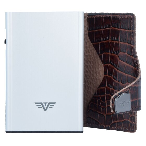 Tru Virtu Click & Slide Creditcardetui Portemonnee RFID Leer 6,5 cm