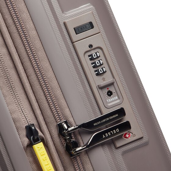 Delsey Paris Lutece 4 wielen Cabinewagen 55 cm met uitbreidingsplooi