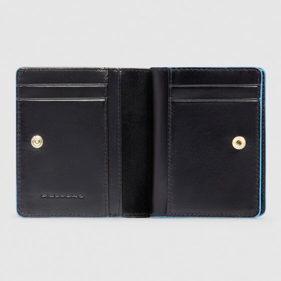 Piquadro Blue Square Portemonnee RFID-bescherming Leer 11 cm