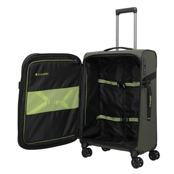 Travelite Briize 4 wielen Trolley M 67 cm met uitbreidingsplooi