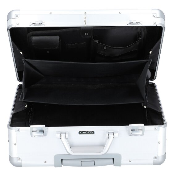 Alumaxx Zakelijke trolley met 2 wielen, Aluminium, laptopvak 37 cm
