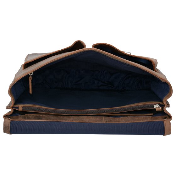 Leonhard Heyden Salisbury aktetas Leer 39 cm Laptopcompartiment