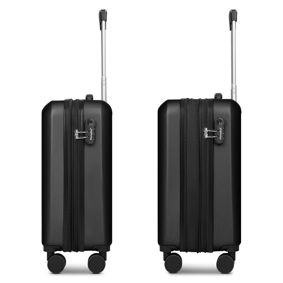 Check.In Paradise 2.0 4 wielen Cabinewagen S 55 cm met uitbreidingsplooi
