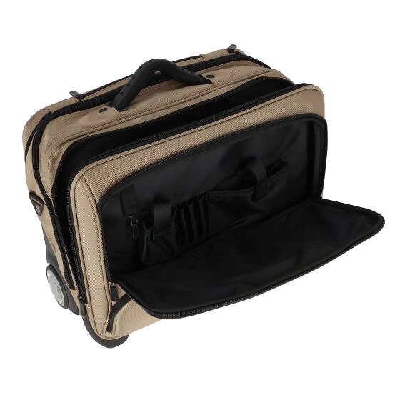 Dermata 2 wielen Zakelijke trolley 41 cm Laptopvak